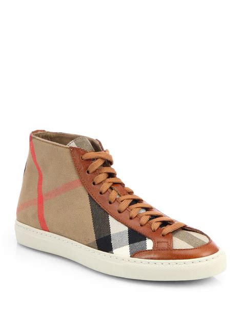 burberry shoes sneakers|burberry high top sneakers.